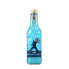 Marvel Captain America Blue Grape Super Serum Soda 330ml Coopers Candy
