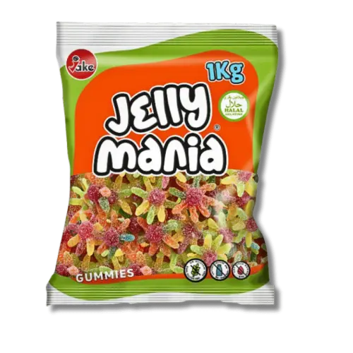 Jake Jelly Mania Sour Octopus 1kg Coopers Candy