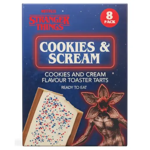 Stranger Things Toaster Tarts Cookies & Creme 280g Coopers Candy