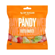 P&auml;ndy Candy Tutti Frutti 50g Coopers Candy