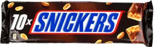 Snickers Chokladbar 10-Pack 500g Coopers Candy