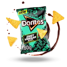 Doritos Zingy Vinegar Blast 180g Coopers Candy