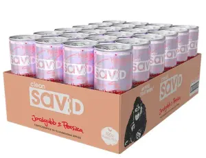 Clean Drink Sav:D - Jordgubb Persika 33cl x 24st Coopers Candy