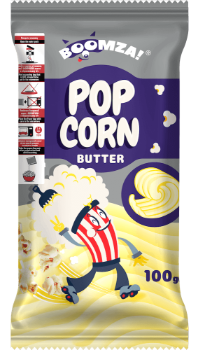 Boomza Mikropopcorn Butter 100g Coopers Candy