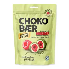 Chokob&aelig;r Hallon med vit choklad & Pistagesmak 80g Coopers Candy
