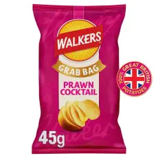 Walkers Chips Prawn Cocktail 45g (BF: 2026-08-08) Coopers Candy