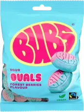 Bubs Forest Berries Ovals 90g Coopers Candy