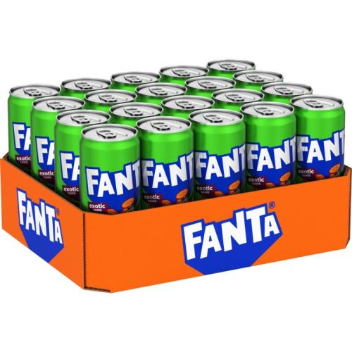 Fanta Exotic 33cl x 20st (helt flak) Coopers Candy