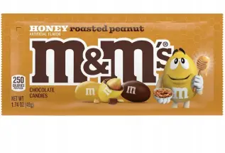 M&Ms Honey Roasted Peanut 49g Coopers Candy