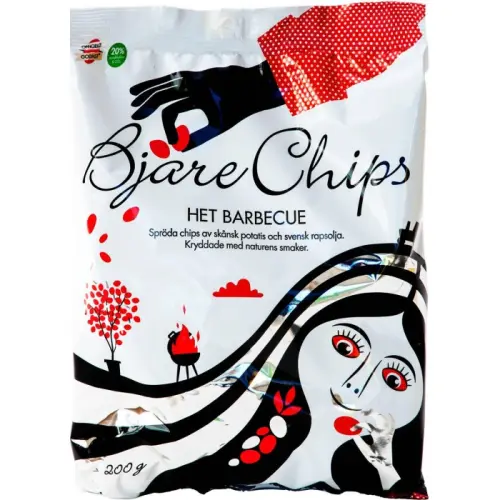 Bjäre Chips Het Barbecue 200g Coopers Candy