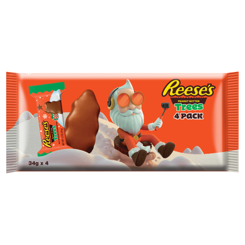 Reeses Peanut Butter Trees 4-pack 136g(BF:2025-03-01) Coopers Candy