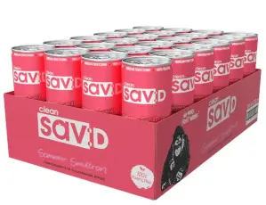 Clean Drink Sav:D - Smultron 33cl x 24st Coopers Candy