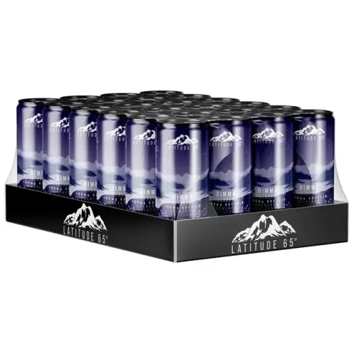 Latitude 65 Dimma - Blåbär 33cl x 24st Coopers Candy