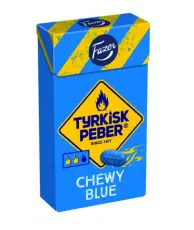 Turkisk Peppar Chewy Blue Tablettask 38g Coopers Candy