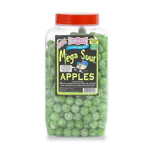Barnetts Mega Sour Apple 3kg Coopers Candy