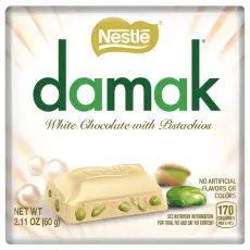 Nestle Damak White Chocolate with Pistachios 60g Coopers Candy