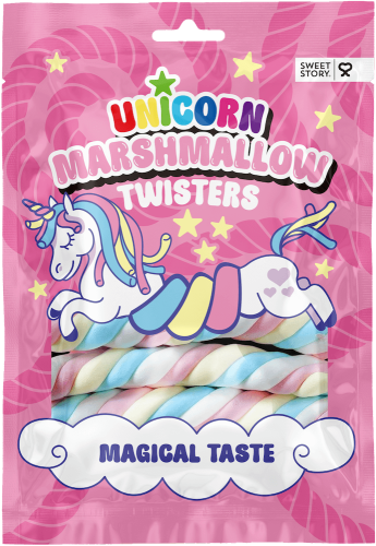 Sweet Story Marshmallow Unicorn Twisters 50g Coopers Candy