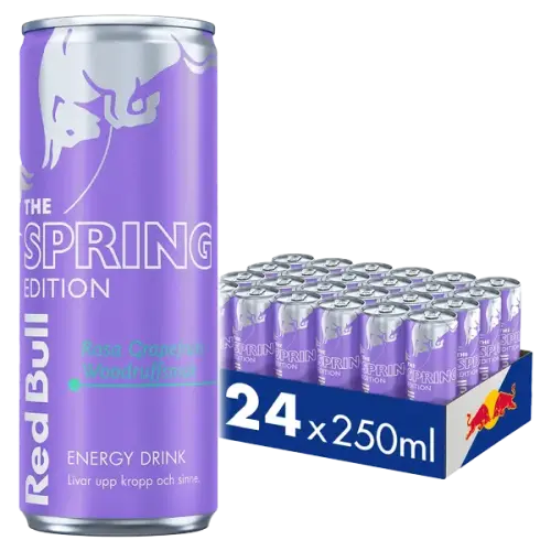 Red Bull Spring Edition Rosa Grapefruit & Woodruffsmak 25cl x 24st Coopers Candy