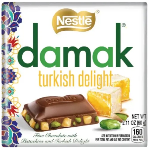Nestle Damak Turkish Delight 60g Coopers Candy