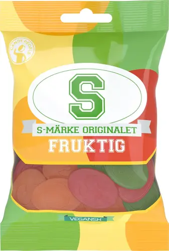 S-Märke Fruktig 70g Coopers Candy