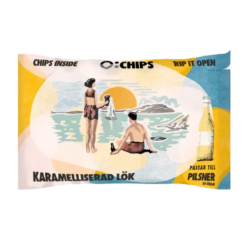 Ö-Chips Pilsner - Karamelliserad Lök 100g Coopers Candy