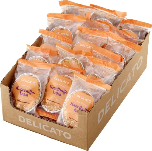 Delicato Kanelbullekaka 50g x 25st Coopers Candy
