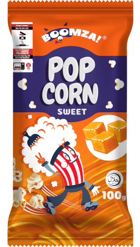 Boomza Mikropopcorn Karamellsmak 100g Coopers Candy