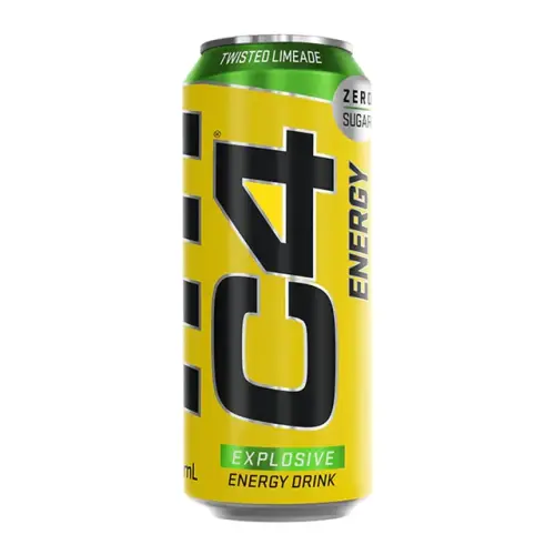 C4 Energy Drink Twisted Limeade 50cl (BF:2025-06-11) Coopers Candy