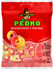 Pedro Peach Rings 80g Coopers Candy