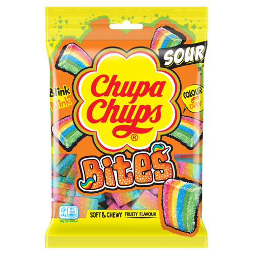 Chupa Chups Mini Sour Bites 120g Coopers Candy