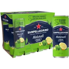 San Pellegrino Limonata Menta Sparkling 33cl x 6st Coopers Candy