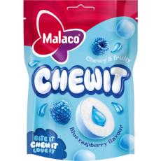 Malaco Chewit Blue Raspberry 115g Coopers Candy
