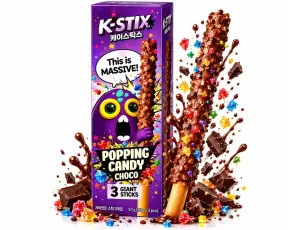 K-Stix Popping Candy Choco 54g Coopers Candy