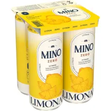 Mino Zero Limonata Citron 33cl x 4st Coopers Candy