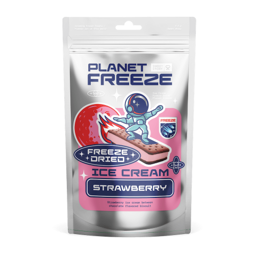 Planet Freeze Strawberry 40g Coopers Candy