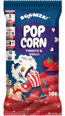 Boomza Mikropopcorn Tomato & Chilli 100g Coopers Candy