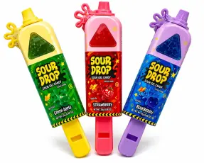 Profisa Sour Drop & Whistle Lollipop 20g Coopers Candy