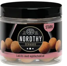 Nordthy Lakrits med mj&ouml;lkchoklad Stark 100g Coopers Candy