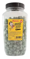 Maxons Stupidly Sour Jar Lime 3kg Coopers Candy