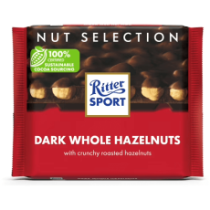 Ritter Sport Dark Whole Hazelnuts 100g Coopers Candy