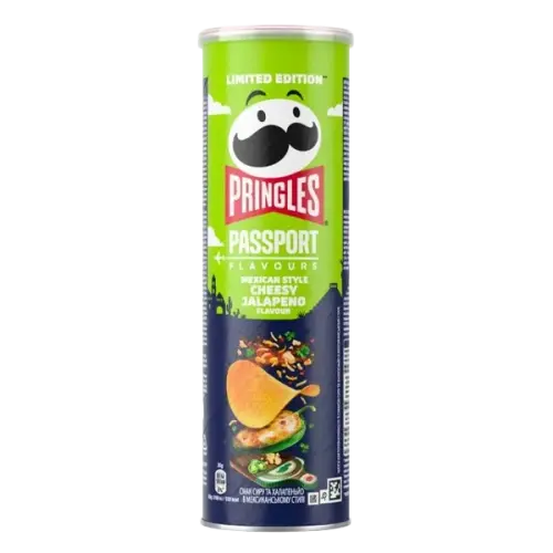 Pringles Mexican Style Cheesy Jalapeno 165g Coopers Candy