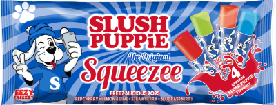 SLUSH PUPPiE Squeezee Freeze Pops 10pk (BF: 2025-09-30)