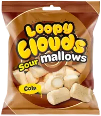 Loopy Clouds MarshMallow Sour Cola 100g Coopers Candy