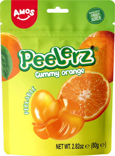 Peelerz Peelable Gummy Orange 80g Coopers Candy