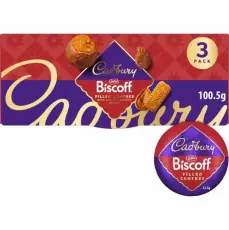 Cadbury Biscoff Milk Chocolate Ball 100g Coopers Candy