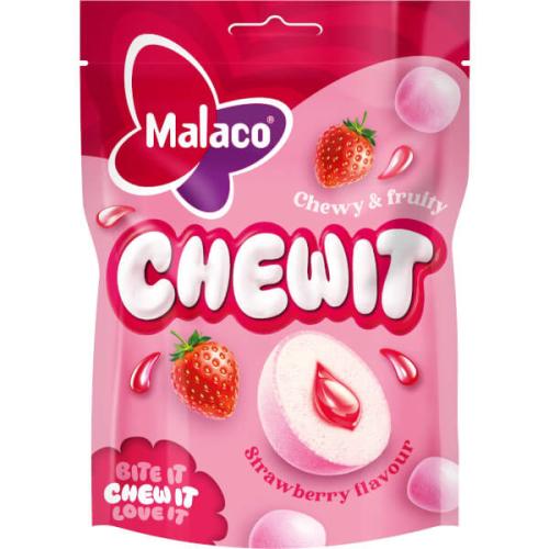 Malaco Chewit Strawberry 115g Coopers Candy