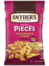 Snyders Pretzel Pieces Honey, Mustard & Onion 110g Coopers Candy
