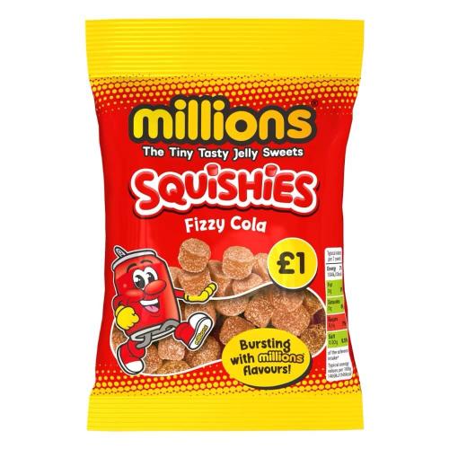 Millions Squishies Fizzy Cola 120g Coopers Candy
