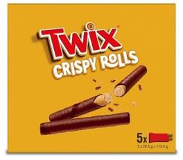Twix Crispy Rolls 5-Pack 112g Coopers Candy