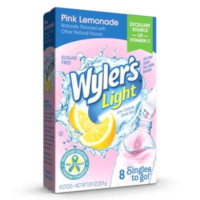 Wylers Light Singles To Go 8-pack - Pink Lemonade